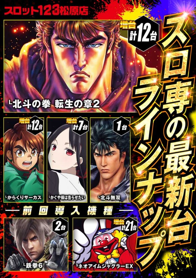 スロット123松原店の最新情報画像