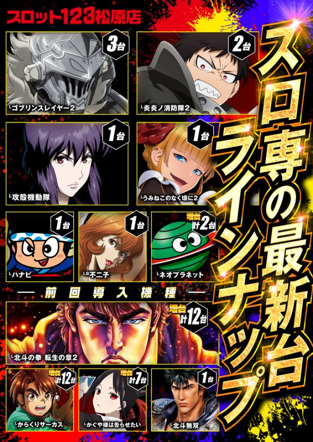 スロット123松原店の最新情報画像