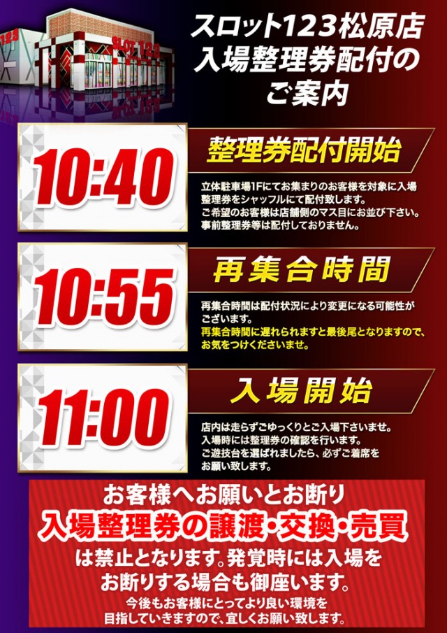 スロット123松原店の最新情報画像