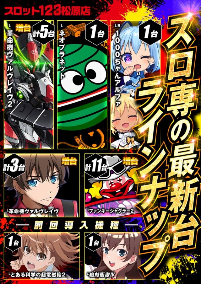 スロット123松原店の最新情報画像