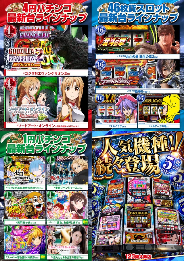 123東大阪店の最新情報画像