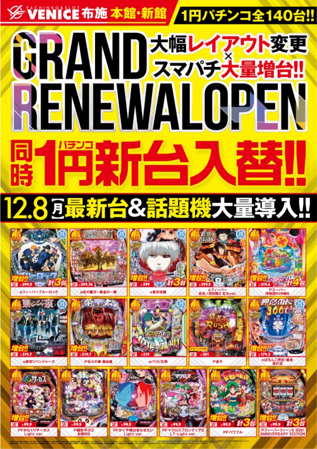 ベニス布施本館・新館の最新情報画像