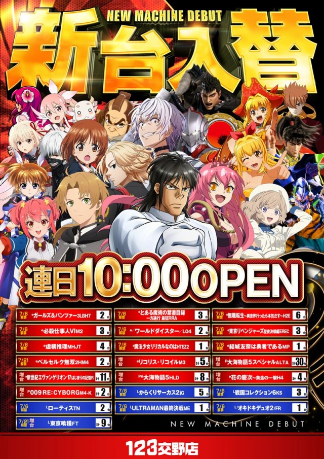 123交野店の最新情報画像