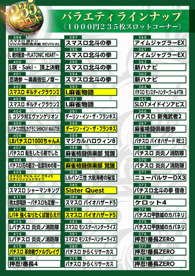 ゼニスコートグランスロットの最新情報画像
