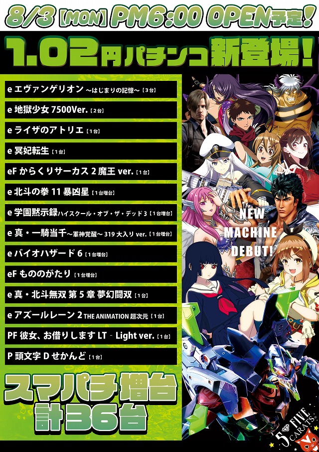 5カラット太子店/REDⅡの最新情報画像
