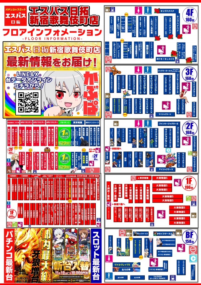 エスパス日拓新宿歌舞伎町店の最新情報画像