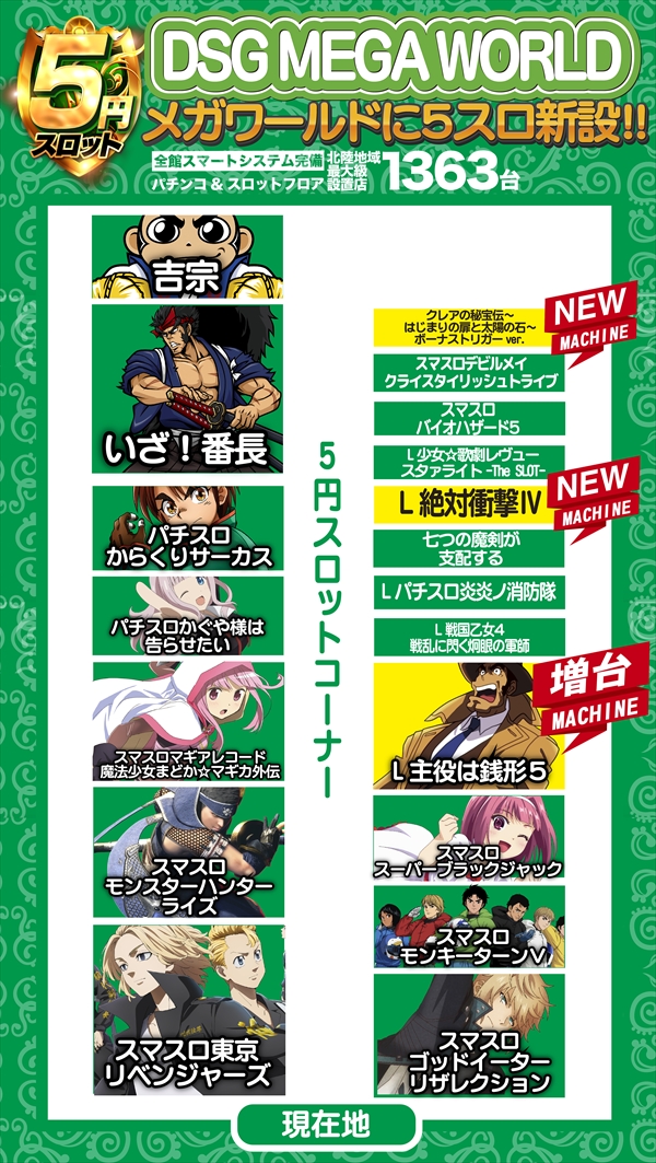 DSG MEGA WORLDの最新情報画像