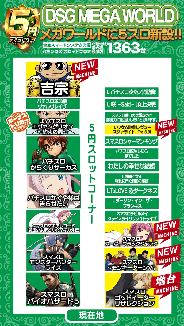 DSG MEGA WORLDの最新情報画像