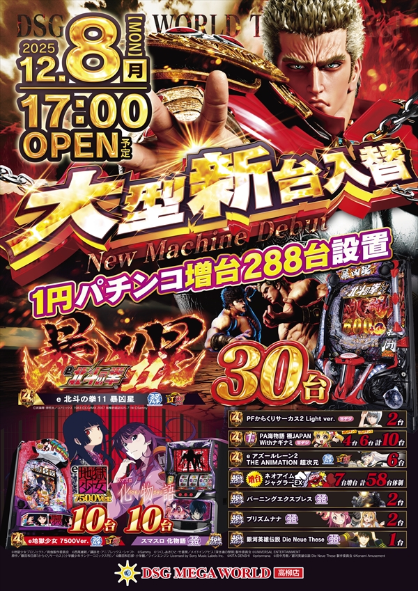 DSG MEGA WORLDの最新情報画像