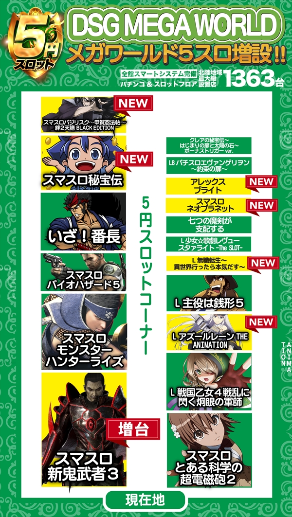 DSG MEGA WORLDの最新情報画像