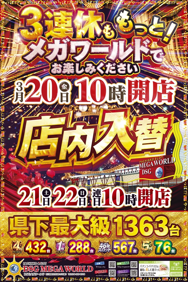 DSG MEGA WORLDの最新情報画像