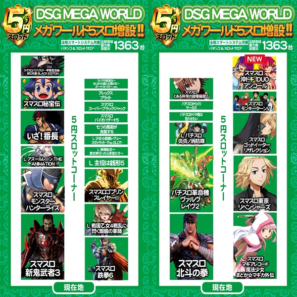 DSG MEGA WORLDの最新情報画像
