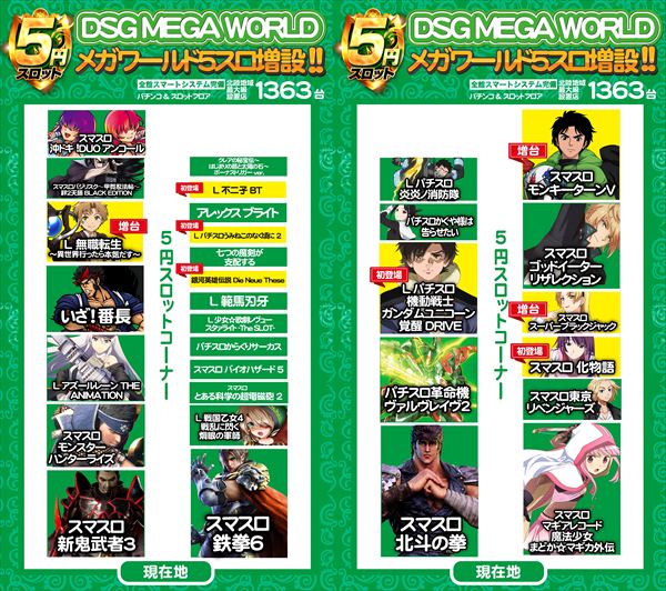 DSG MEGA WORLDの最新情報画像
