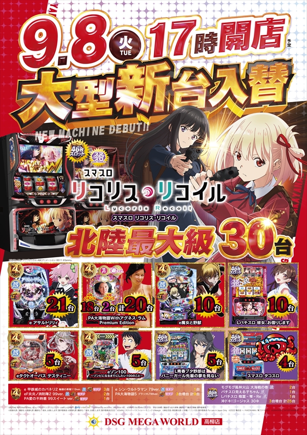 DSG MEGA WORLDの最新情報画像