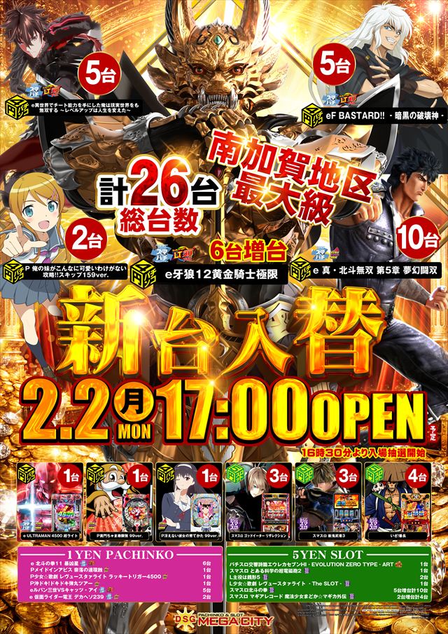 DSG　MEGA　CITYの最新情報画像