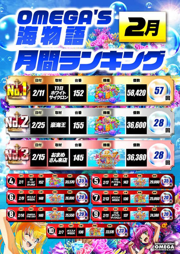 エンターテイメントオメガ野々市ホワイトバードの最新情報画像