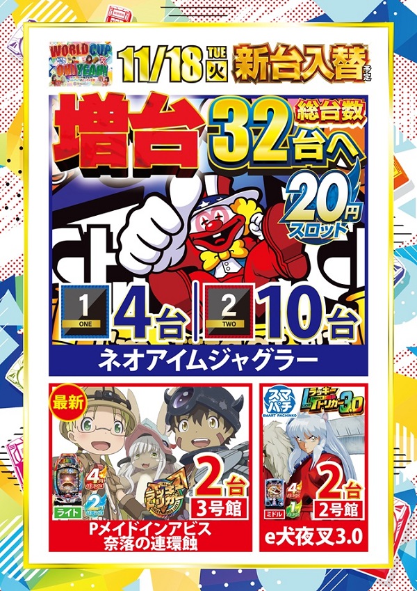 グランワールドカップ鳥取店の最新情報画像