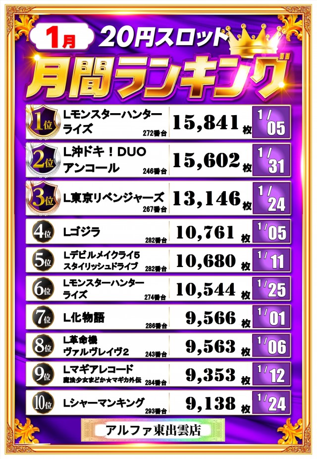アルファ東出雲店の最新情報画像