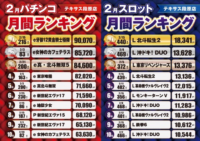 テキサス段原店の最新情報画像