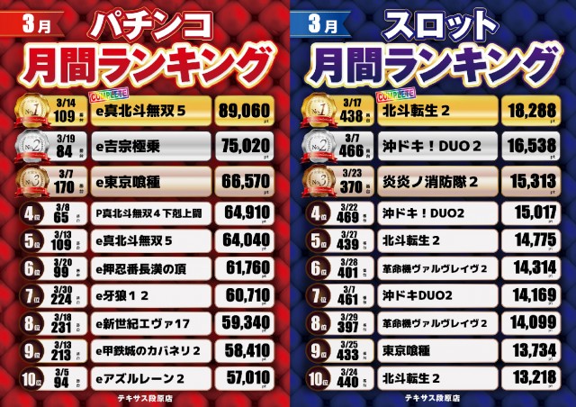 テキサス段原店の最新情報画像