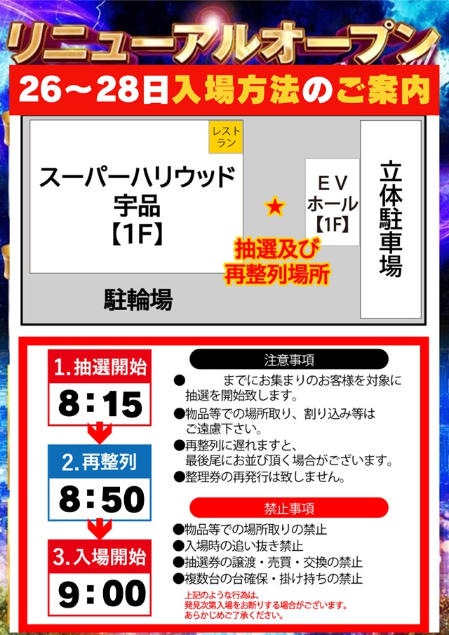 スーパーハリウッド宇品&アルファーの最新情報画像