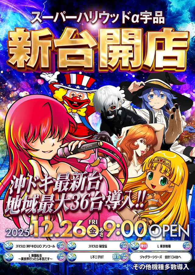 スーパーハリウッド宇品&アルファーの最新情報画像