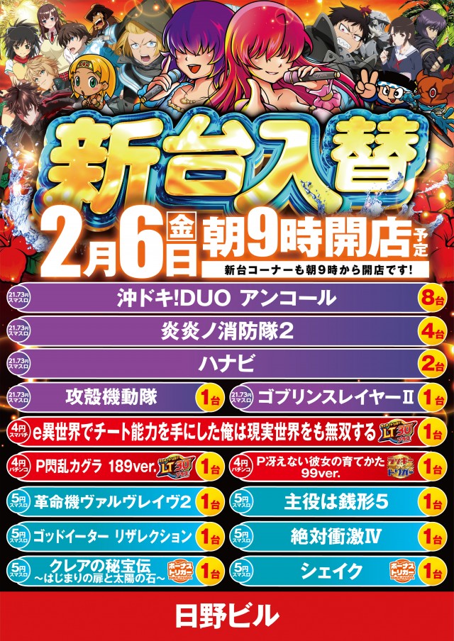 パチンコ日野ビルの最新情報画像