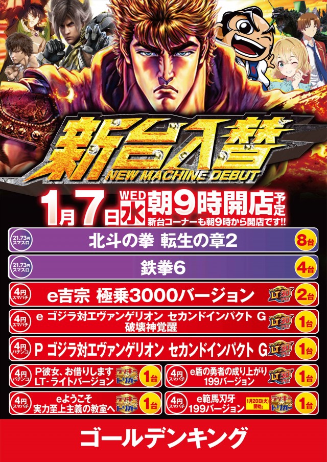 パチンコ ゴールデンキングの最新情報画像