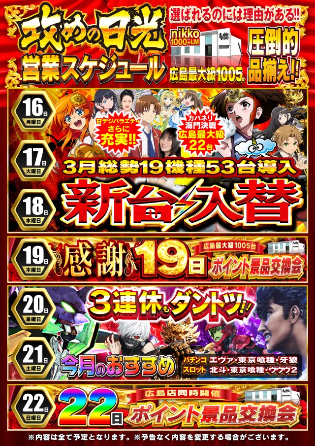 Nikko1000+LMの最新情報画像