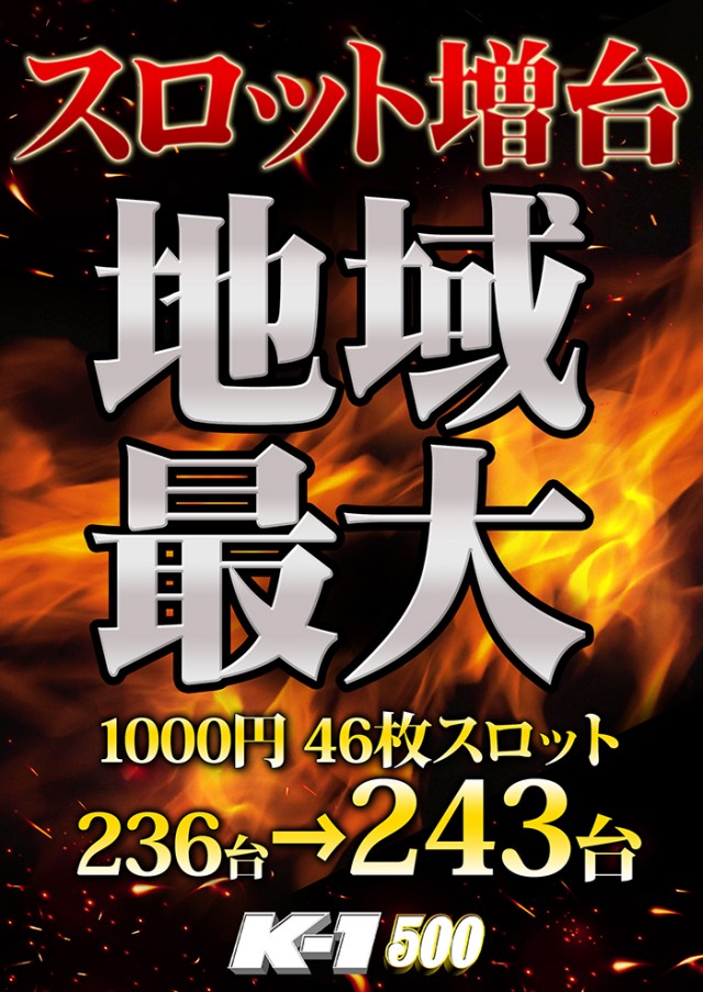 K-1 500の最新情報画像