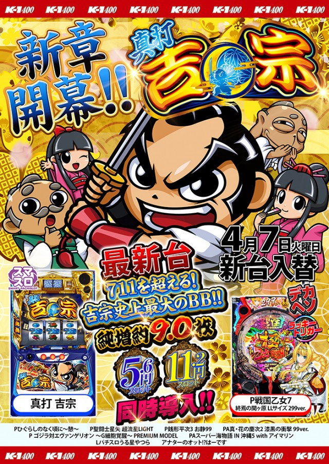 K－1　400の最新情報画像