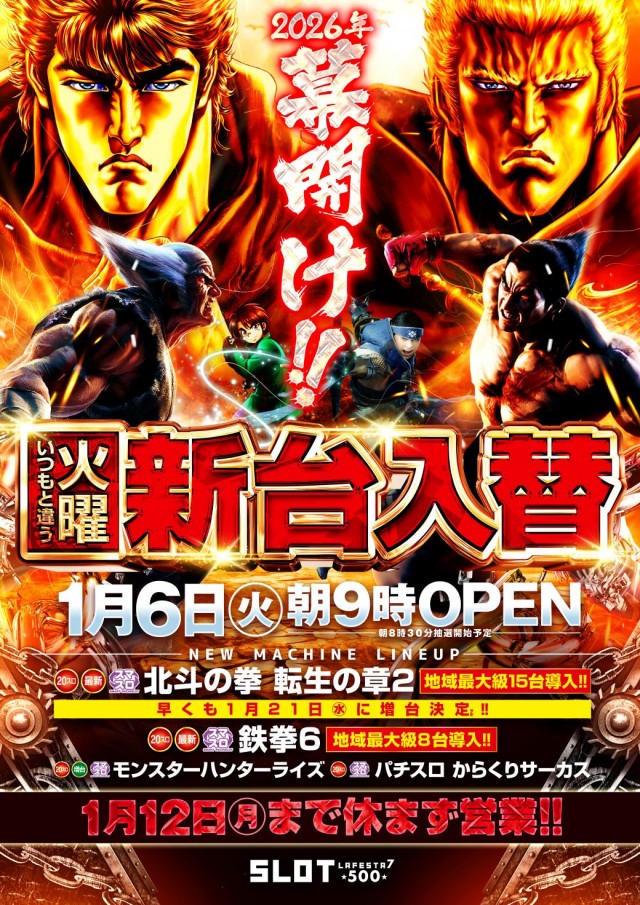 ラ･フェスタ5 & スロット7の最新情報画像