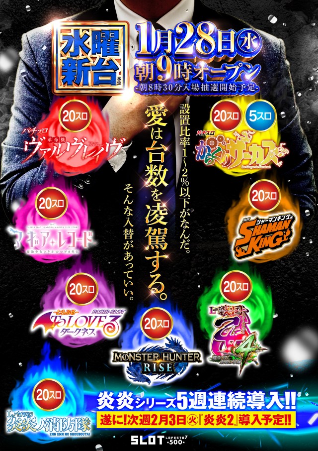 ラ・フェスタ5 & スロット7の最新情報画像