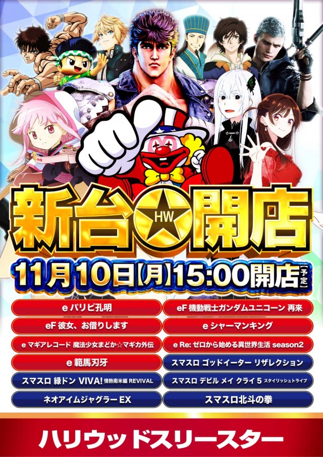 ハリウッドⅢスターの最新情報画像