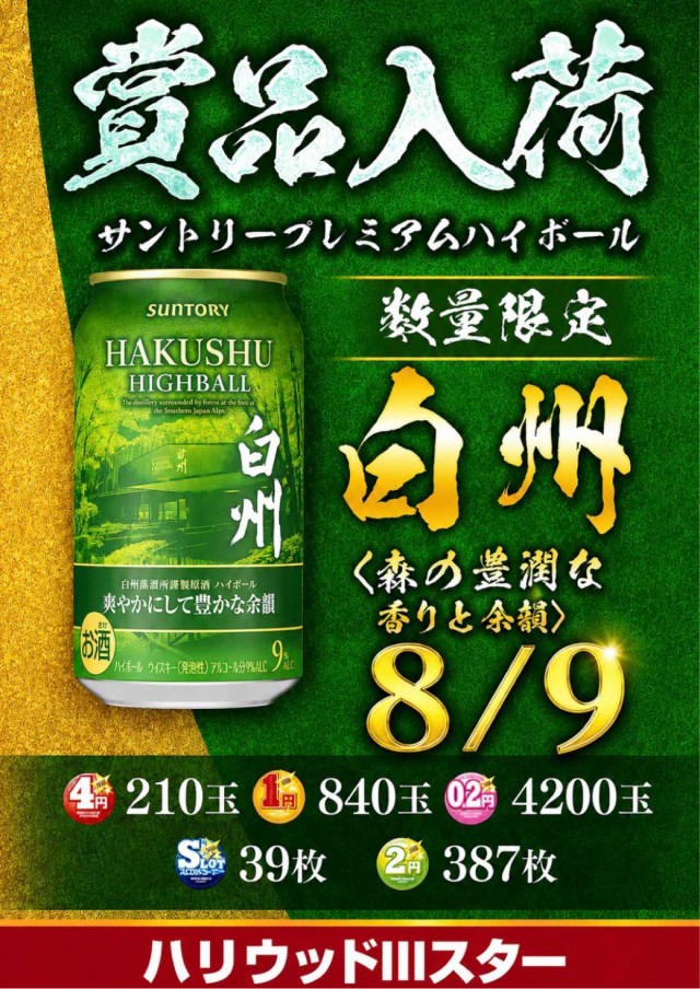 ハリウッドⅢスターの最新情報画像