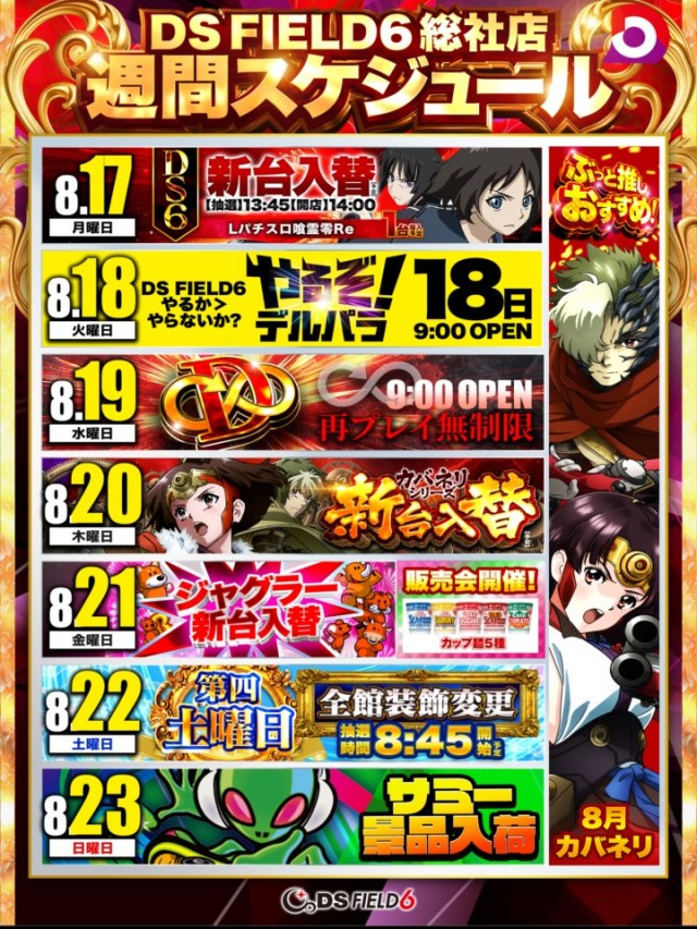 ＤＳ　ＦＩＥＬＤ６総社店の最新情報画像
