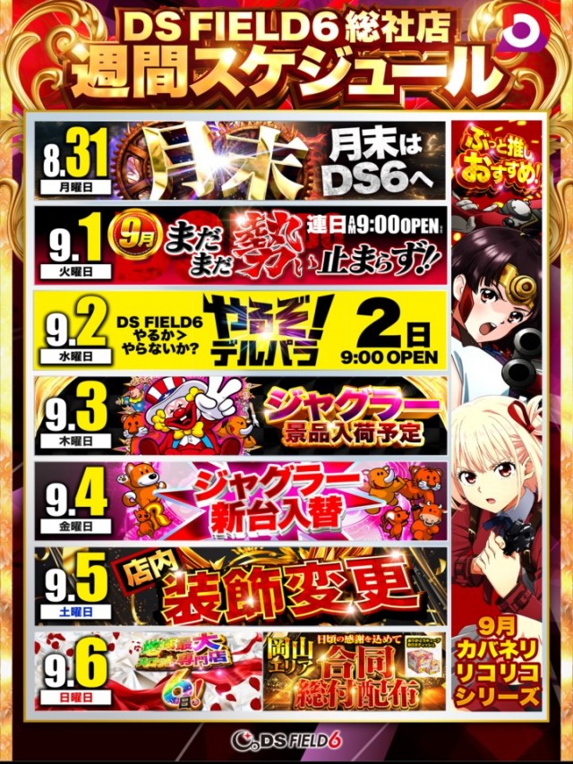 ＤＳ　ＦＩＥＬＤ６総社店の最新情報画像
