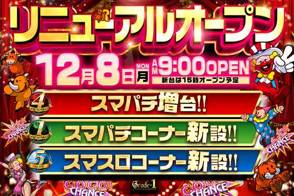 グレード・ワンの最新情報画像