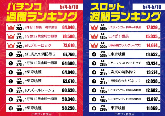 テキサス岩国店の最新情報画像