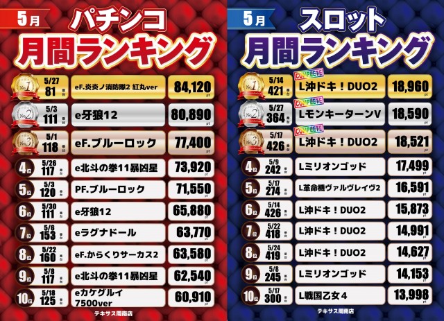 テキサス周南店の最新情報画像