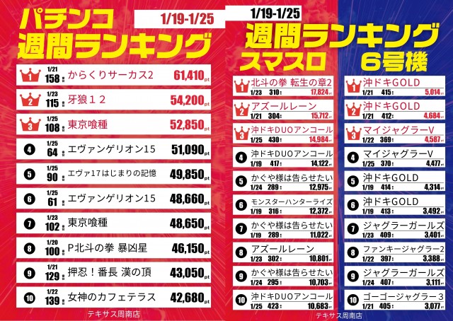 テキサス周南店の最新情報画像
