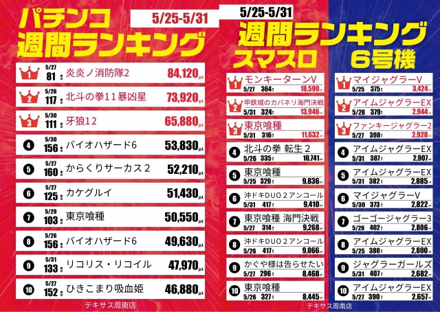 テキサス周南店の最新情報画像
