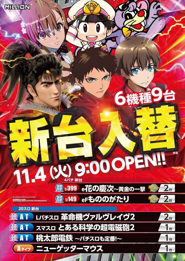 ミリオン高松東店の最新情報画像