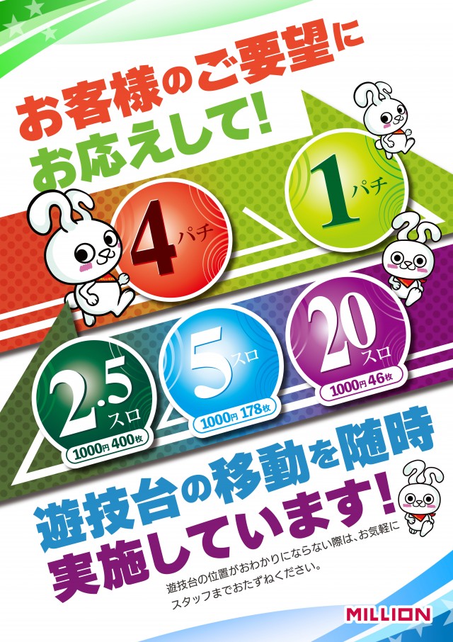 ミリオン駅前店の最新情報画像