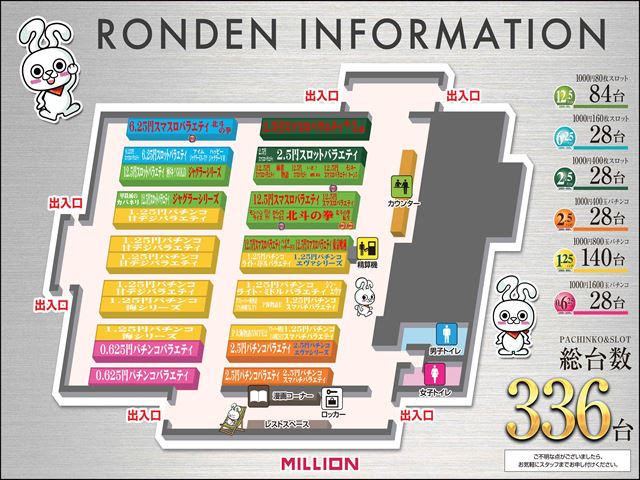 ミリオン論田店の最新情報画像
