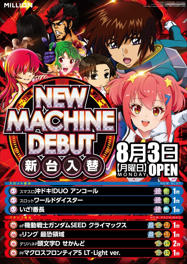 ミリオン論田店の最新情報画像