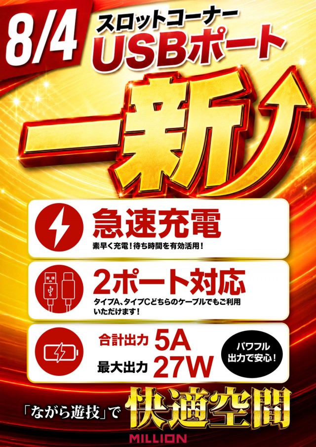 ミリオン美馬店の最新情報画像