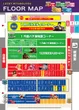 LUCKY宮之城店のフロアマップ1