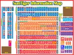 パチンコ&スロット サンタイガー店のフロアマップ1