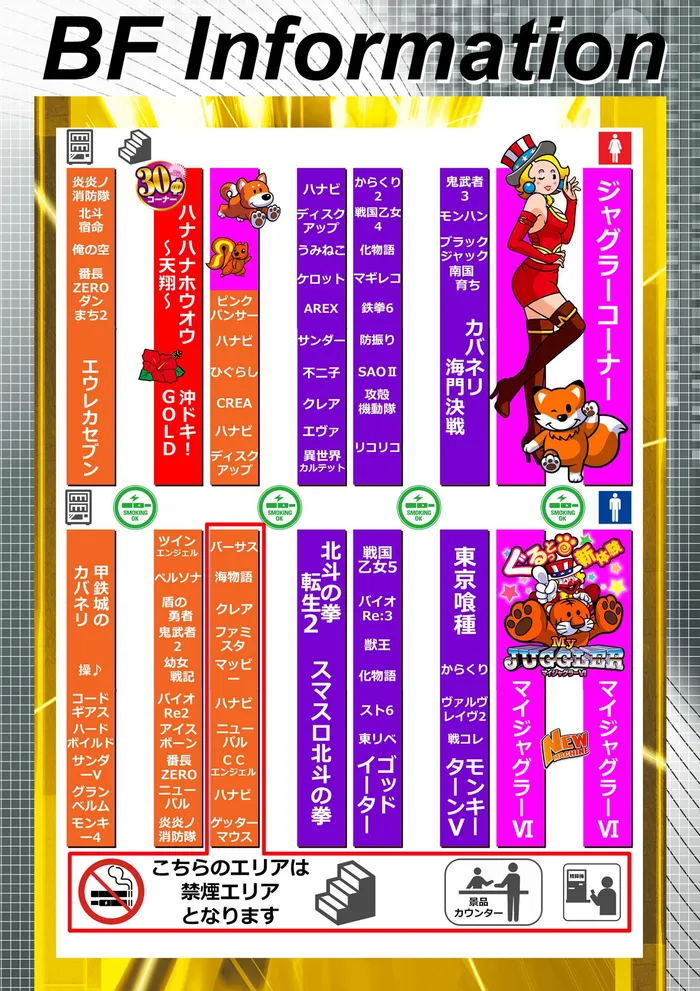 フォルテのフロアマップ2